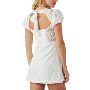 NWT - Free People -  Lace Mini Dress - White 🤍Small